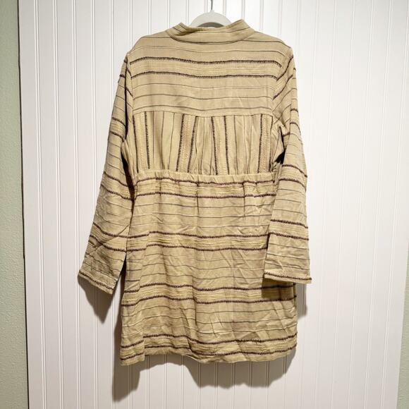 Soft Surroundings Verde Jacket Tan Longline Size Large - Picture 7 of 7